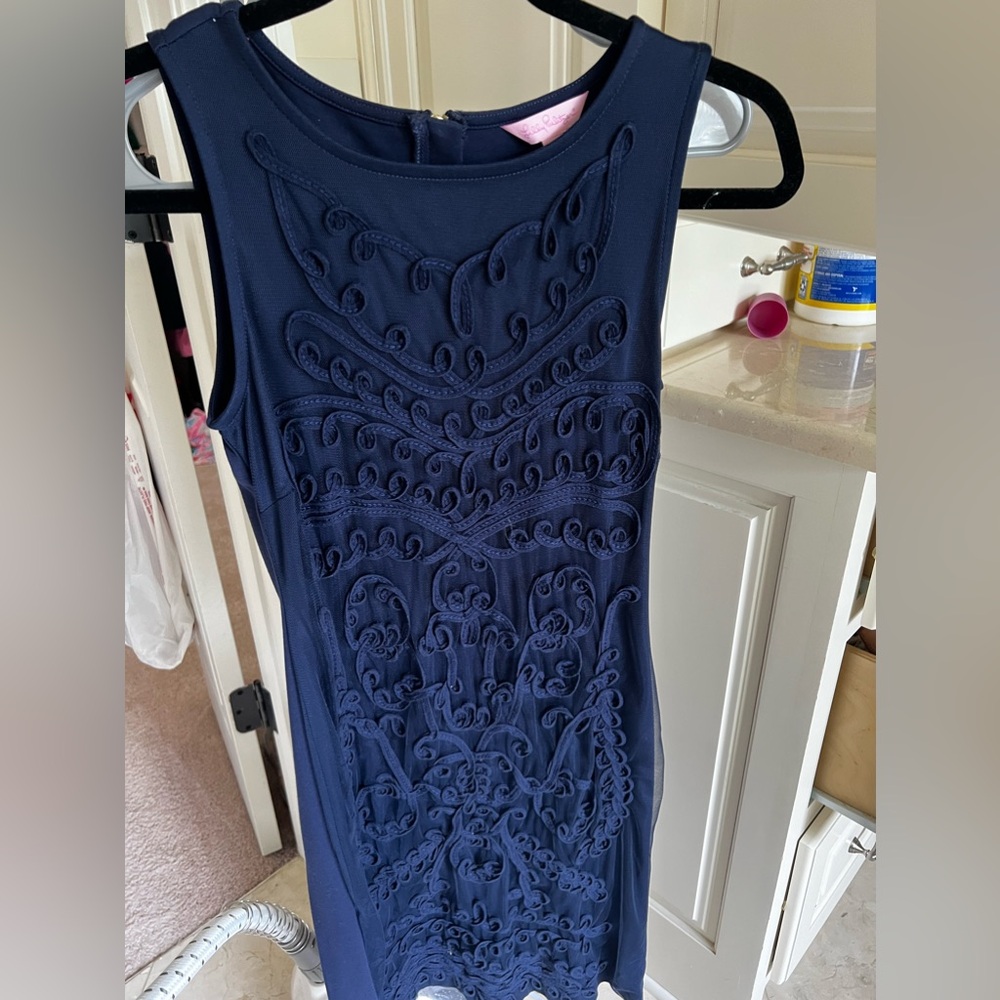 Lilly Pulitzer Weiss Appliqué Dress